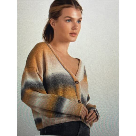 Elan Spacedye Oversized Boyfriend Cardigan NWT MSRP $95 - Picture 3 of 4